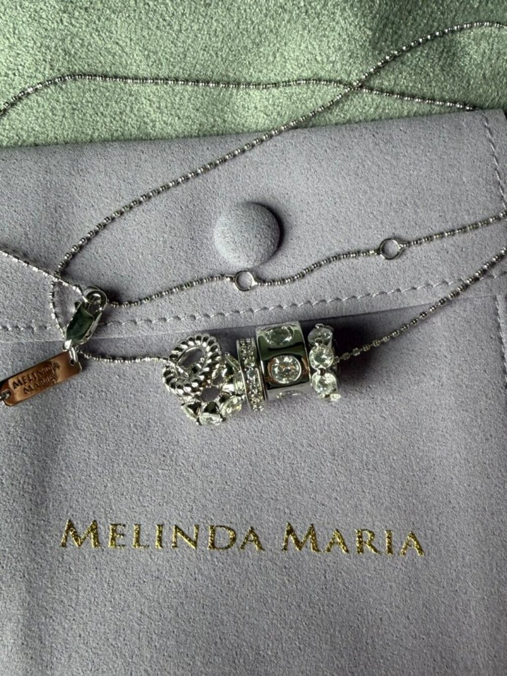 Melinda Maria Ashley Venice Necklace in Silver - NWT - Picture 6 of 8